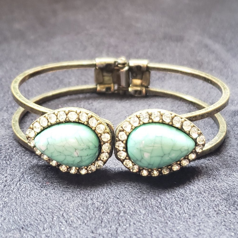 Faux turquoise bracelet